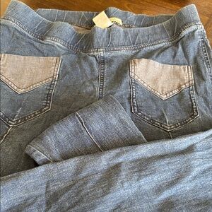 Prairie Underground Indigo Denim-Look Pull-On Leggings